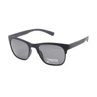 High Quality Fashion Black Wood Alike Plastic Polarized Sunglasses Mens